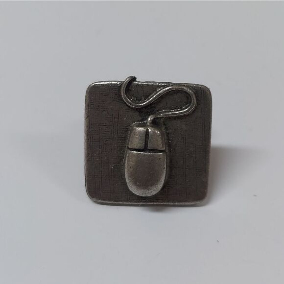 Jim Clift Design Computer Mouse Lapel Pin - Picture 1 of 4